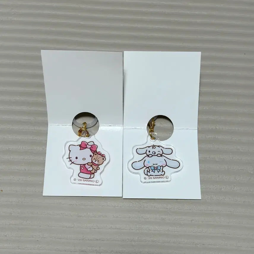 [BUNJANG] Sanrio Acrylic Keyring Set / 산리오 아크릴메지루시