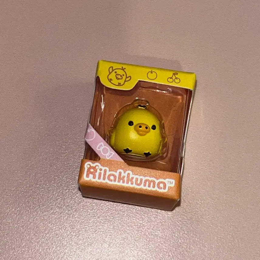 [BUNJANG] Rilakkuma Rice Grain Figure (Kiiroitori) / 리락쿠마 쌀알 피규어 (키이로이토리)