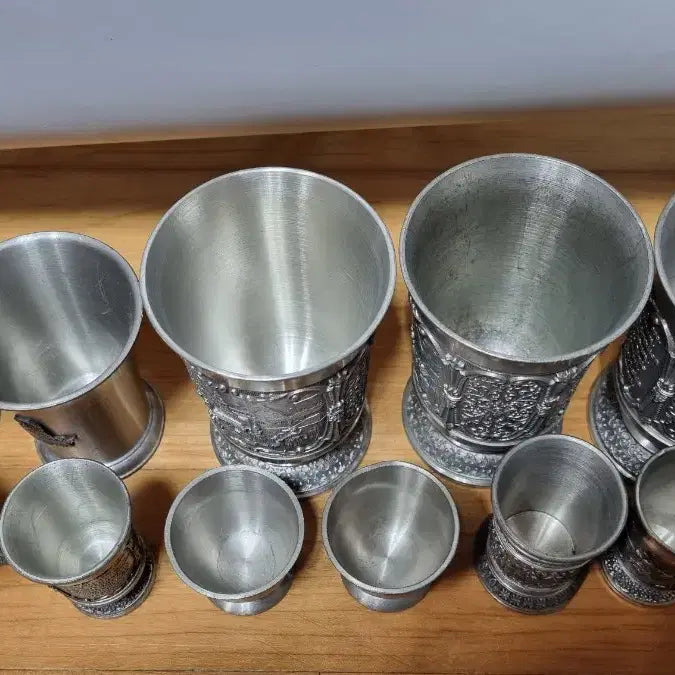 [BUNJANG] Pewter Cup Set Bundle / 주석 컵 세트 일괄