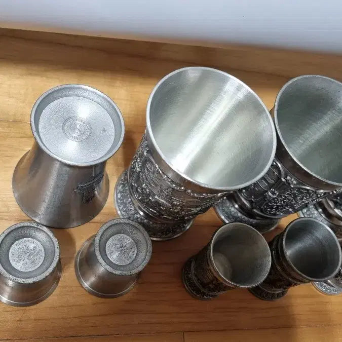[BUNJANG] Pewter Cup Set Bundle / 주석 컵 세트 일괄