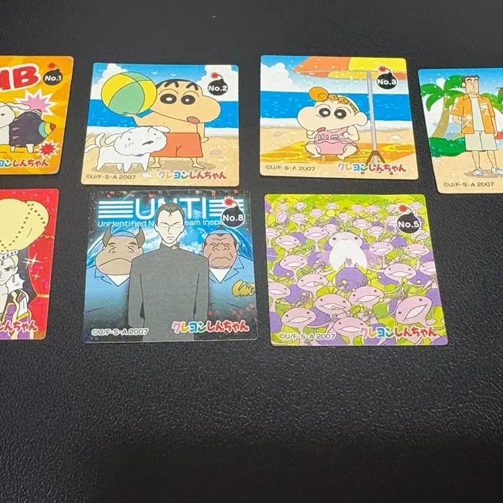 [BUNJANG] Crayon Shin-chan Okinawa Chocobi Seal 7 Types Set / 짱구 오키나와 초코비씰 7종 세트