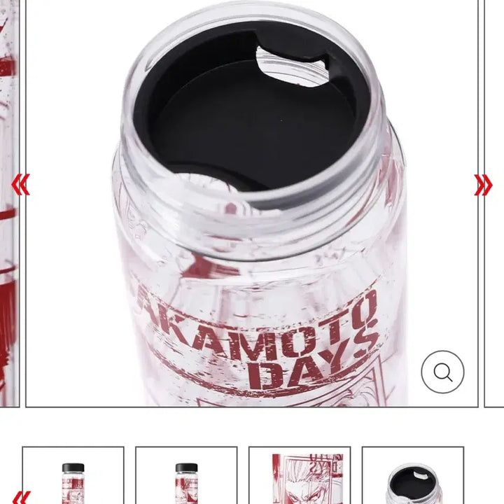 [BUNJANG] Sakamoito Days Jump Shop New Clear Bottle / 사카모토데이즈 점프샵 신상 클리어보틀 원화 휴대용 보틀 사카데이 나구모 오사라기 시시바 신 타로 오더