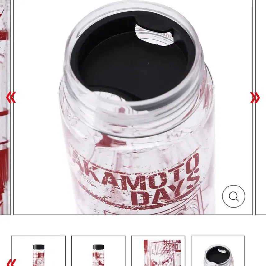 [BUNJANG] Sakamoito Days Jump Shop New Clear Bottle / 사카모토데이즈 점프샵 신상 클리어보틀 원화 휴대용 보틀 사카데이 나구모 오사라기 시시바 신 타로 오더