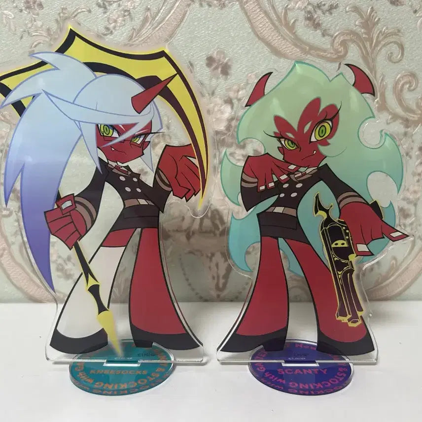 [BUNJANG] Panty &amp; Stocking Acrylic Stand Bundle Set / 팬스가 아크릴 스탠드 스캔티 니삭스 일괄 판매