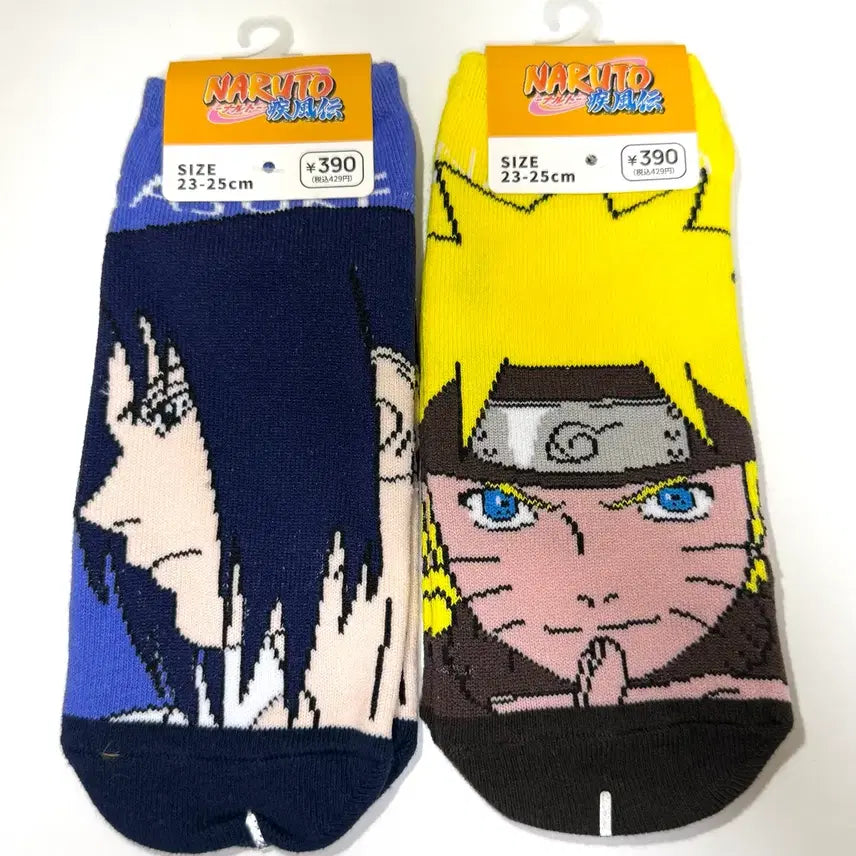 [BUNJANG] Naruto Sasuke Shippuden Socks / 나루토 사스케 양말 옷 질풍전 산큐마트