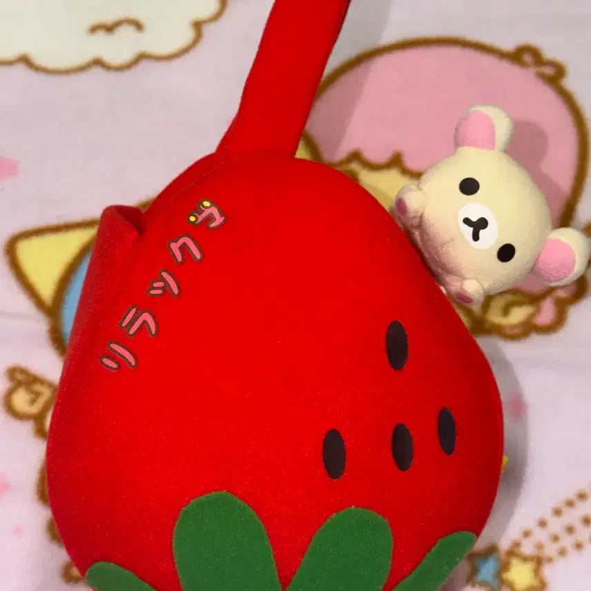 [BUNJANG] Classic Korilakkuma Strawberry Bag / 고전 코리락쿠마 딸기 가방