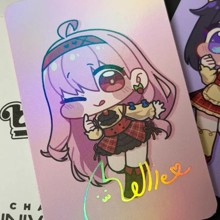 [BUNJANG] Esther Bunny Big Pie Collaboration Ellie SD Signed Card / 에스더 빅파이 엘리 SD 싸인카드
