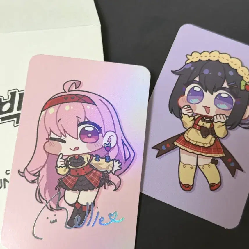 [BUNJANG] Esther Bunny Big Pie Collaboration Ellie SD Signed Card / 에스더 빅파이 엘리 SD 싸인카드