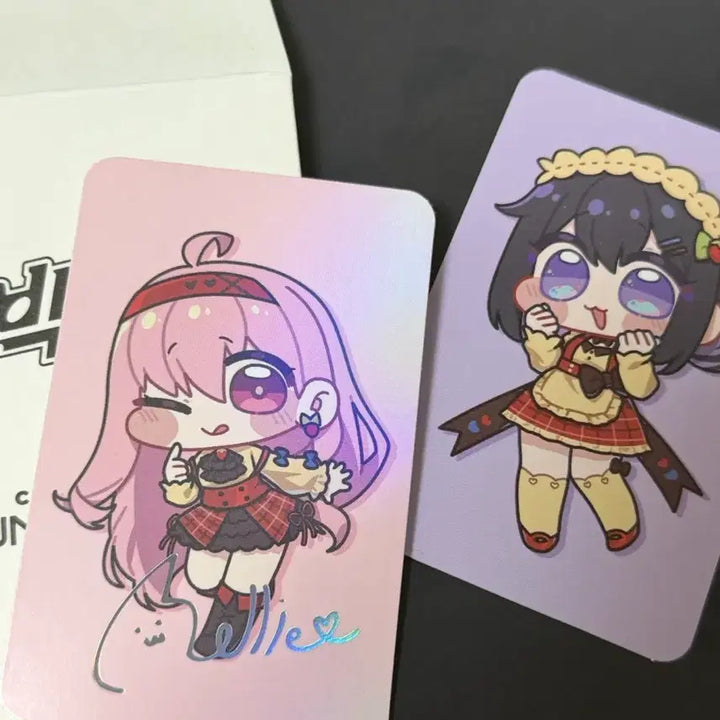 [BUNJANG] Esther Bunny Big Pie Collaboration Ellie SD Signed Card / 에스더 빅파이 엘리 SD 싸인카드