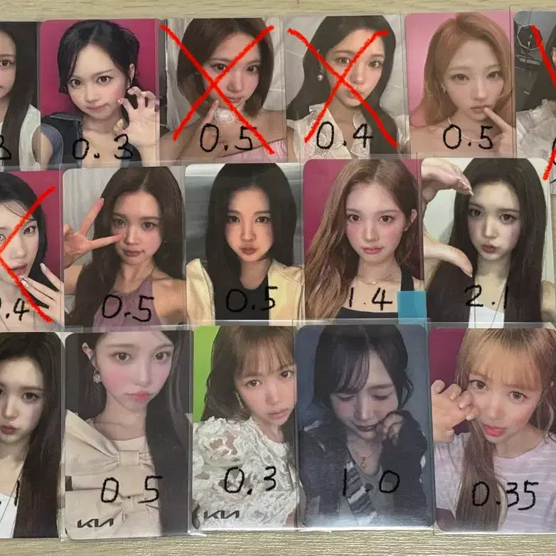 [BUNJANG] Hats to Hearts Photocard POB / 하츠투하츠 포카 미공포 양도합니다.
