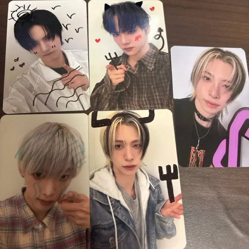 [BUNJANG] &amp;TEAM Doodle Photocard MD / 앰퍼샌드원 낙서포카 엠디 등 각
