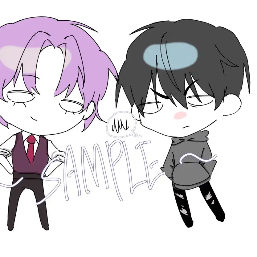 [BUNJANG] Custom Character SD Chibi Art Commission / 스디 페어 컴션