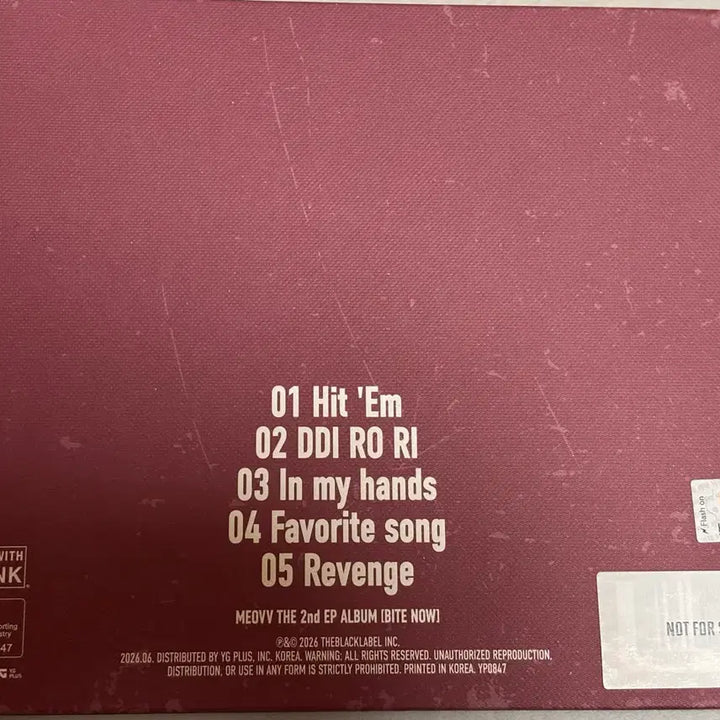 [BUNJANG] MEOVV BITE NOW Signed Album / 미야오 싸인앨범 MEOVV BITE NOW 친필싸인앨범 비매 MEOVV signed album