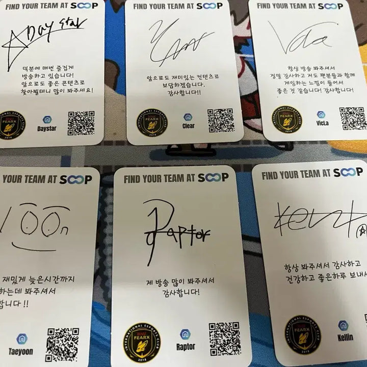 [BUNJANG] MSI Soop Signed Photocard BNK / msi soop 싸인 포토카드 BNK