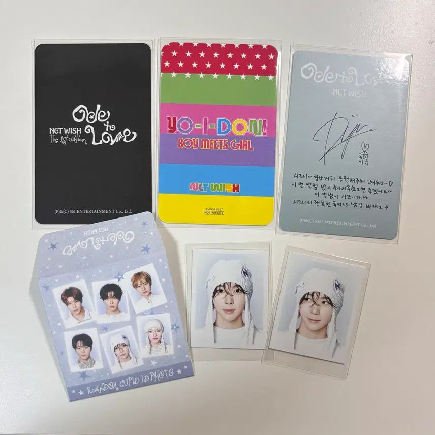 [BUNJANG] NCT WISH Ryo Bundle Set Photocard ID Photo / 엔시티위시 료 포카 증사 세트 일괄