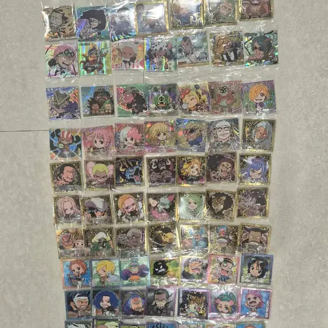 [BUNJANG] One Piece Wafer Seal Stickers Bundle Set / 원피스 웨하스씰 스티커 일괄판매