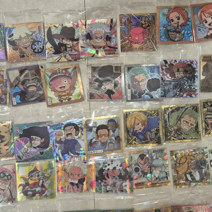[BUNJANG] One Piece Wafer Seal Stickers Bundle Set / 원피스 웨하스씰 스티커 일괄판매