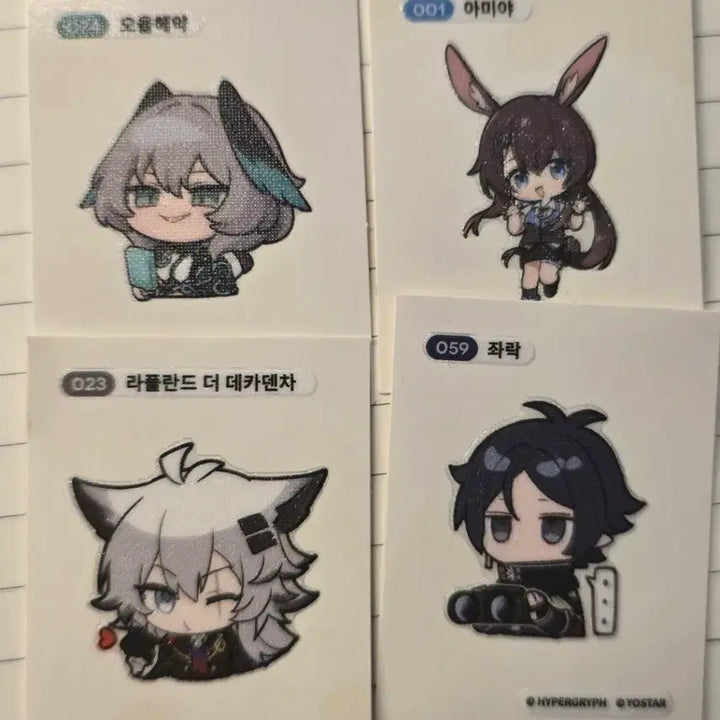 [BUNJANG] Arknights GS25 Ttibuseal Sticker Set / 명일방주 gs25 띠부씰