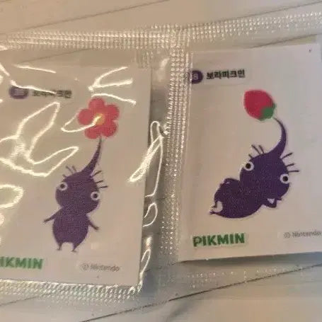 [BUNJANG] Purple Pikmin Stickers Bundle Set (Sealed) / 보라피크민 띠부씰 미개봉 2개 일괄