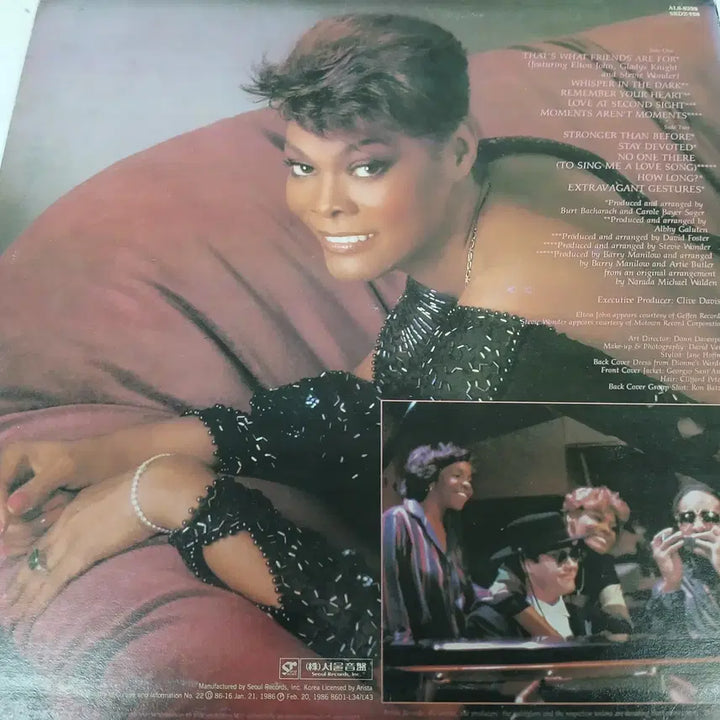 [BUNJANG] Dionne Warwick Friends LP / DIONNE WARWICK (Friends)