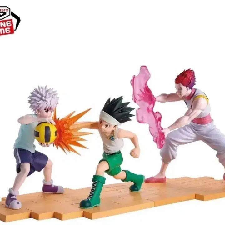 [BUNJANG] Hunter x Hunter Gon, Killua, Hisoka Figure Set (Includes Base) / 헌터x헌터 피규어 곤 키르아 히소카 세트(발판포함)