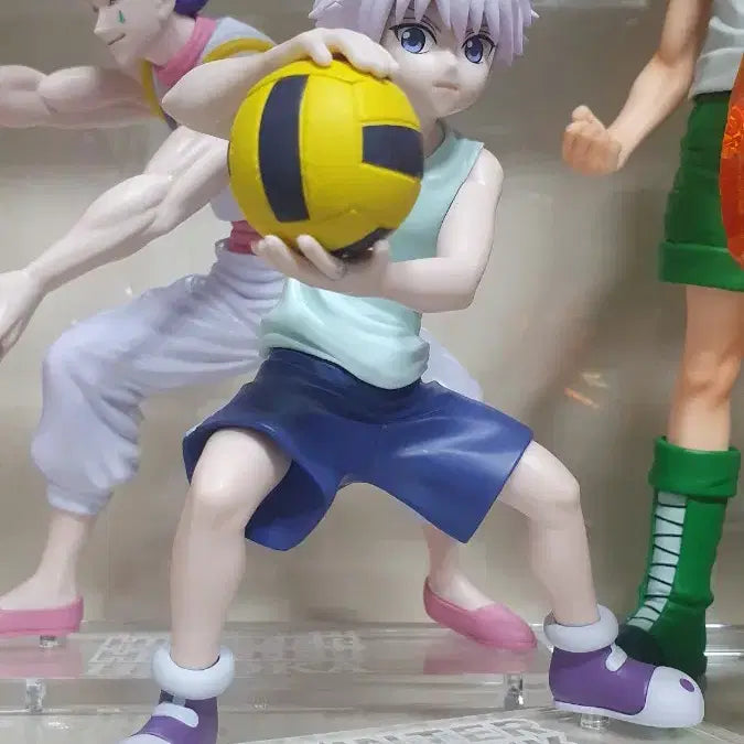 [BUNJANG] Hunter x Hunter Gon, Killua, Hisoka Figure Set (Includes Base) / 헌터x헌터 피규어 곤 키르아 히소카 세트(발판포함)