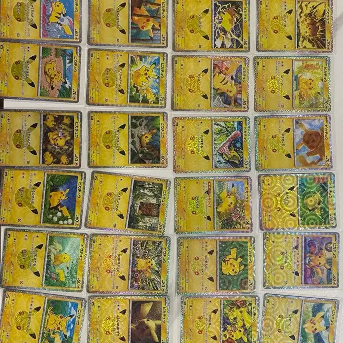 [BUNJANG] Pokemon Card 30th Anniversary Pikachu Full Set / 포켓몬카드 30주년 피카츄 전종