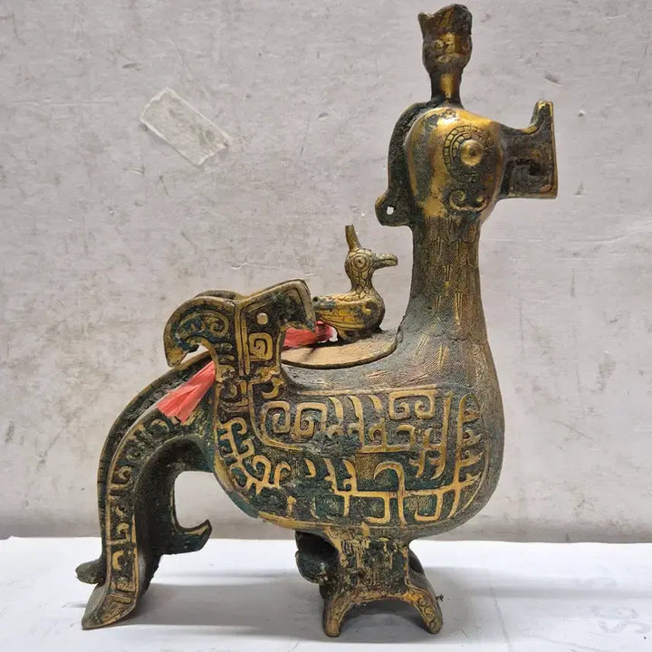 [BUNJANG] Antique Bronze Vessel (196) / [도자기공주골동품] 연대감 있어보이는 동 (196번) 인테리어소품 +++ (당)