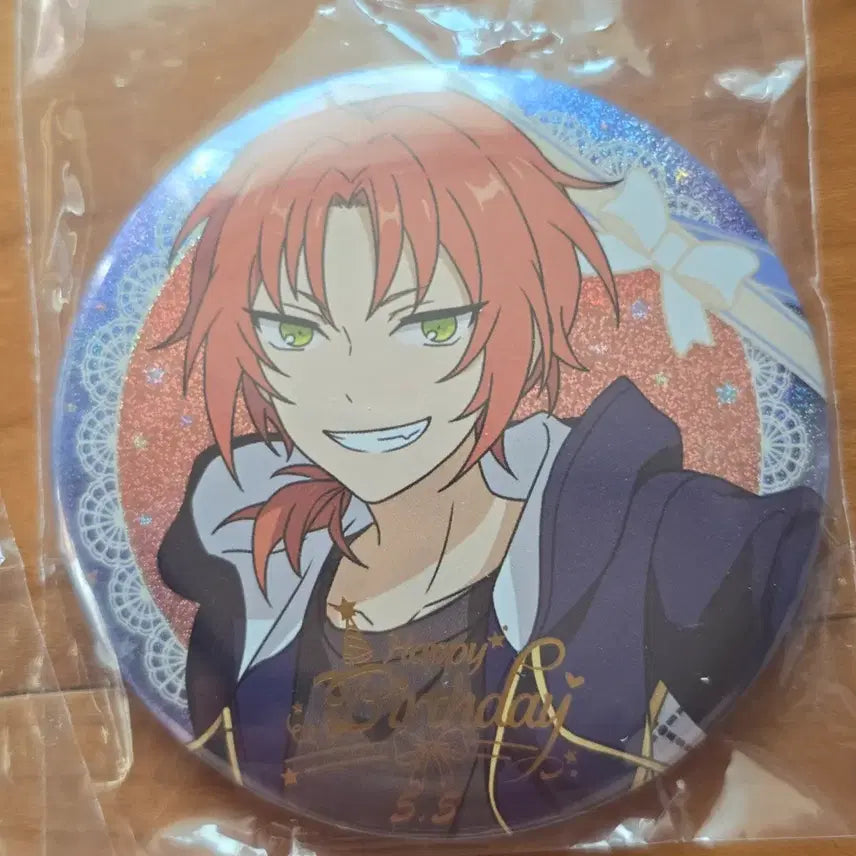 [BUNJANG] Ensemble Stars Tsukimasa Leo Can Badge Set (2 Types) / 앙스타 츠키나가 레오의 캔뱃지 2종 일괄판매 - Used