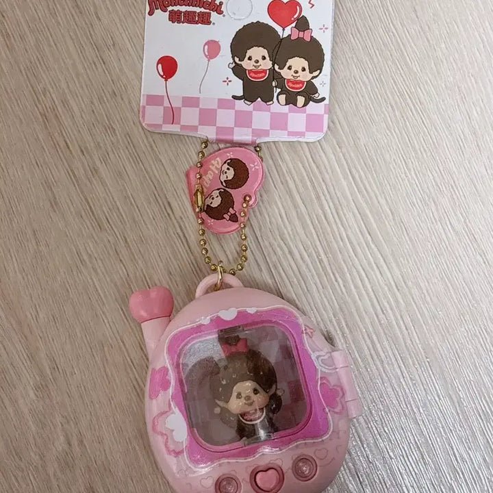 [BUNJANG] Monchhichi Tamagotchi Figure Keychain / 몬치치 다마고치 피규어 키링