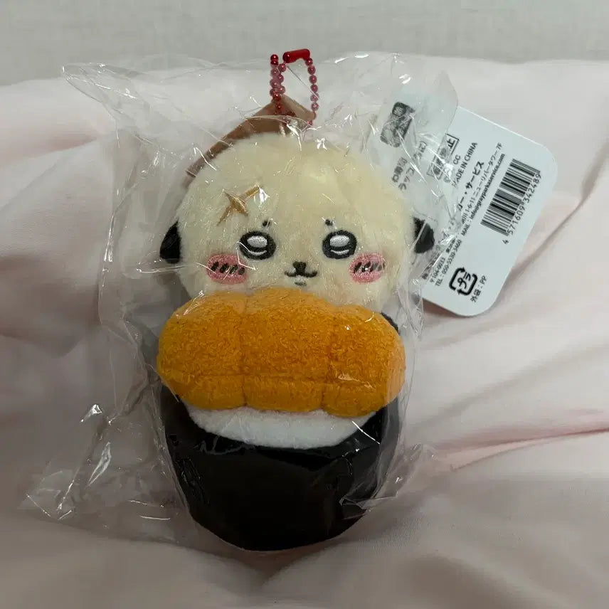 [BUNJANG] Chiikawa Racco Uni Sushi Doll Mascot / 치이카와 랏코 우니 스시 인형 마스코트