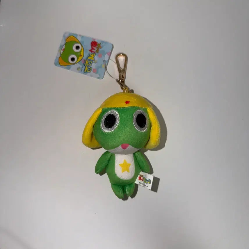 [BUNJANG] Sgt. Frog Keroro Basic Standing Bag Charm 9cm Plush Keychain New / 개구리 중사 케로로 기본 스탠딩 가방고리 9cm 인형 키링 새상품