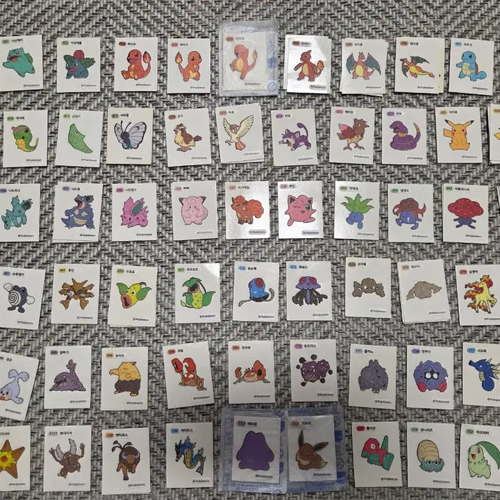 [BUNJANG] Pokemon Stickers Bundle Set / 포켓몬 띠부실 판매