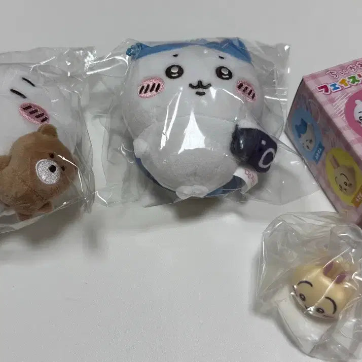 [BUNJANG] Chiikawa Hachiwale Usagi Stress Ball Ring Bundle Set / 일괄 먼작귀 치이카와 하치와레 스트레스볼 우사기 반지