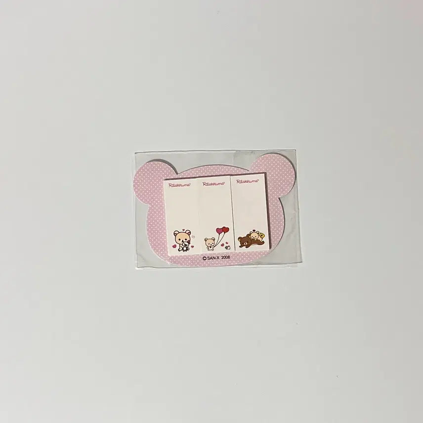 [BUNJANG] 2008 Rilakkuma Die-Cut Memo Pad Sticky Notes Vintage / 2008 고전 빈티지 리락쿠마 메모지 포스트잇 다이컷 문구 다꾸 희귀 레어 키덜트 키이로 코리락