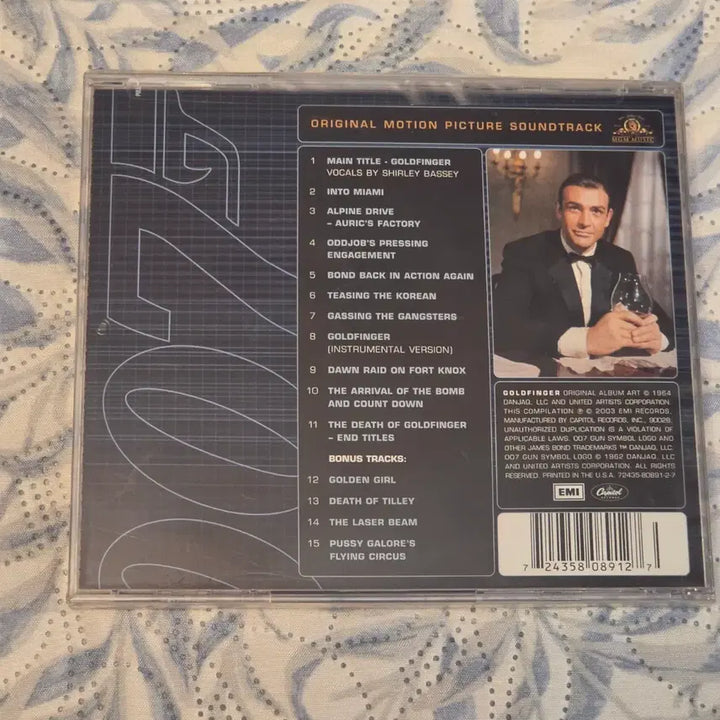 [BUNJANG] James Bond Goldfinger Original Soundtrack CD (Sealed) / 007 제임스본드 골드핑거 Goldfinger OST CD 미개봉