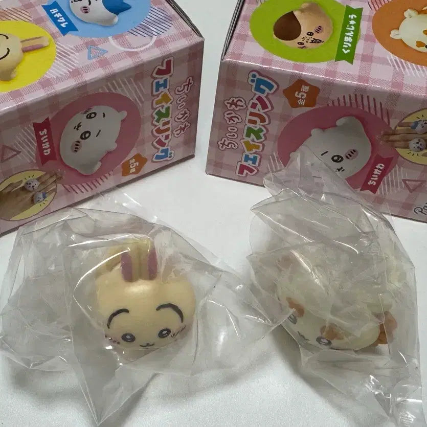 [BUNJANG] Chiikawa Usagi Face Ring Bundle Set / 일괄 치이카와 페이스링 반지 우사기 시사