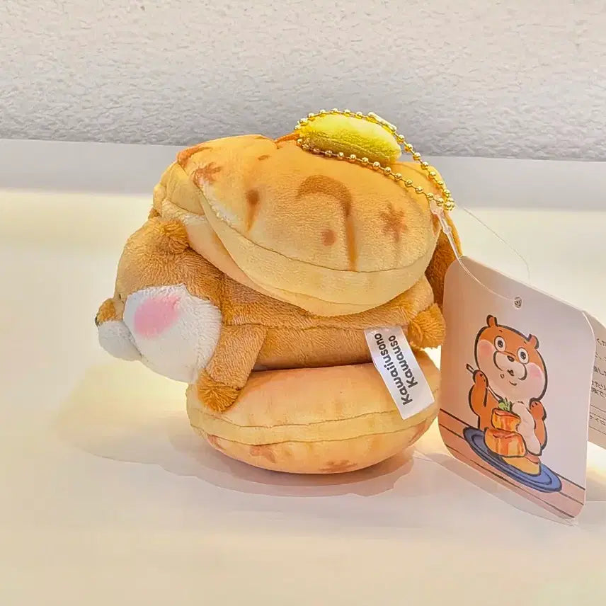 [BUNJANG] Pancake Otter Plush Keychain / 정품)팬케이크 수달 인형 키링