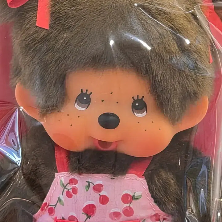 [BUNJANG] Monchhichi Cherry Apron Doll / 정품)체리앞치마 몬치치 박스인형
