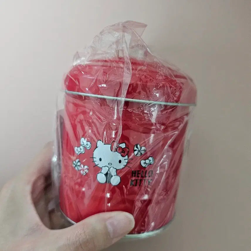 [BUNJANG] 1990s Sanrio Hello Kitty Round Storage Box / 2018 고전키티 원형 소품 보관함