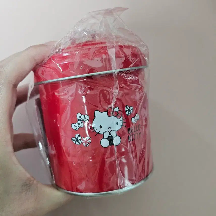 [BUNJANG] 1990s Sanrio Hello Kitty Round Storage Box / 2018 고전키티 원형 소품 보관함