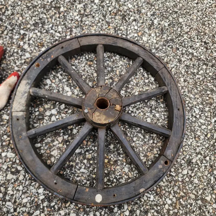 [BUNJANG] Vintage Wheel Diameter 37cm / 빈티지 바퀴 지름37cm
