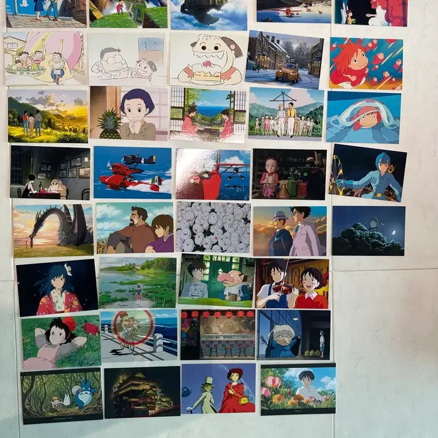 [BUNJANG] Studio Ghibli Animation Postcard Set / 지브리 스튜디오 애니메이션 엽서 세트