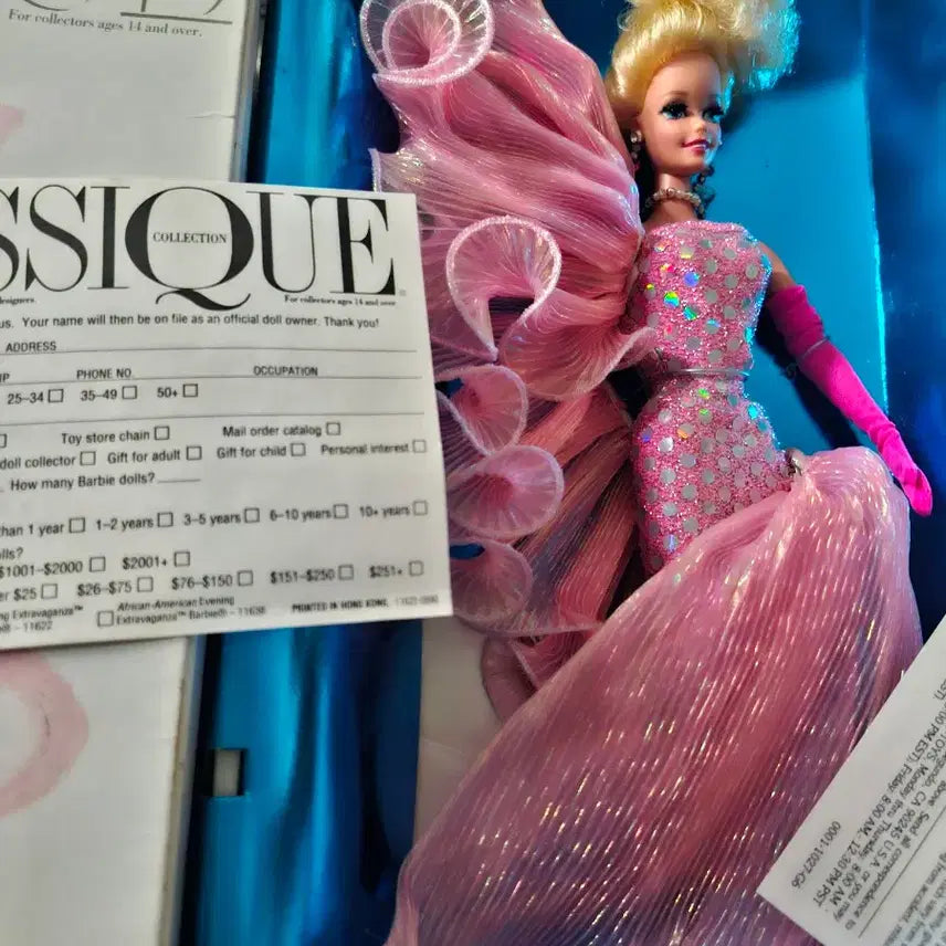 [BUNJANG] Barbie Classic Evening Extra Designer Collab Special Edition Doll / 바비클래시크 이브닝 엑스트라 톱디쟈이너콜라보 특별판 인형.소장가치 .1990년대