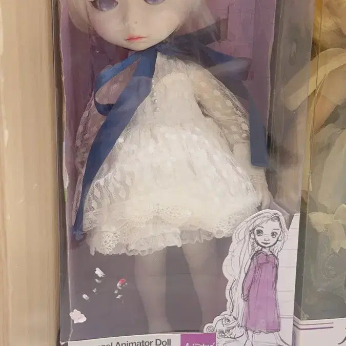 [BUNJANG] Disney Animators Collection Toddler Doll - Tangled Rapunzel / 디즈니 베이비돌 개안 염색 긴다리 전신미백 코지리페