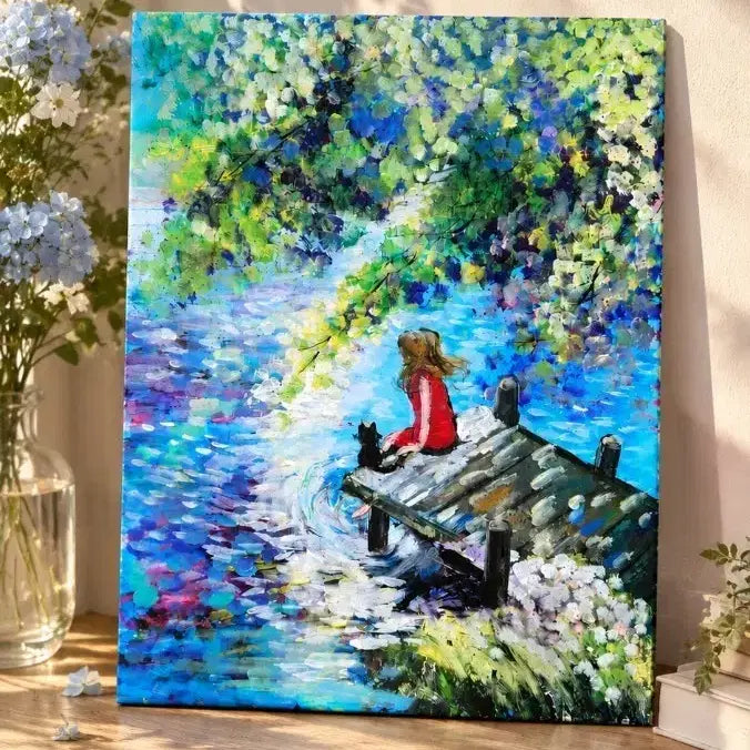 [BUNJANG] Hand-Painted Acrylic Painting / 손그림 아크릴화