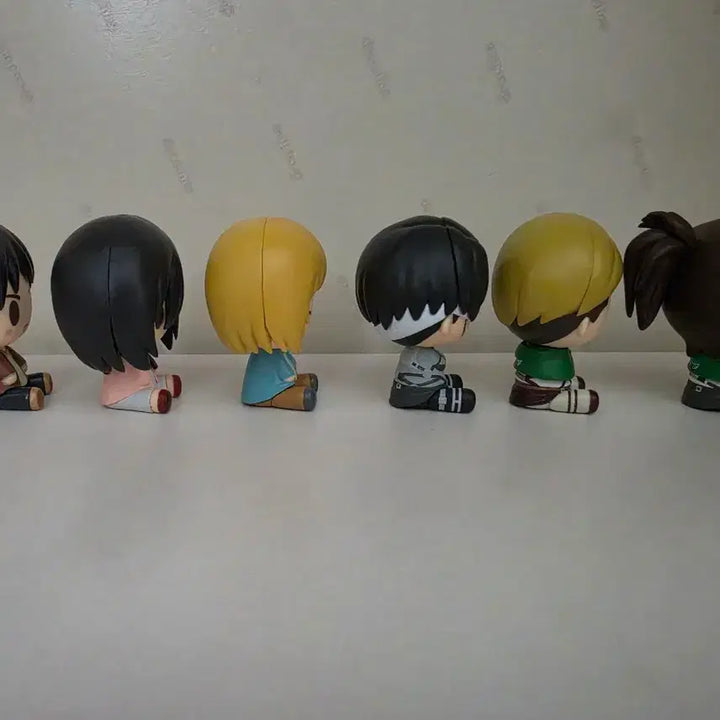 [BUNJANG] Attack on Titan Ichiban Kuji Chokonokko Figures Set B, C, D, E, F, G (6 Types) / 제일복권 진격의거인 선택과 결과 초코노코 b,c,d,e,f,g상 6종 일괄 양도합니다.