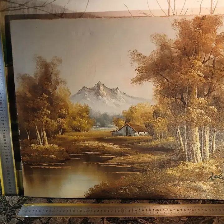 [BUNJANG] Roland Signed Landscape Oil Painting / 풍경화 유화 롤랑 작가 서명 포함