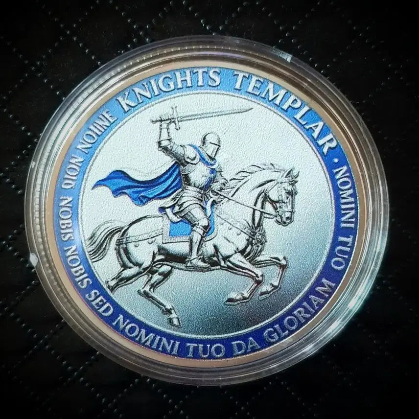 [BUNJANG] Medieval Crusader Colored High-Quality Medal / 소장용 선물용 중세십자군 색채 고급메달 1점 드립니다
