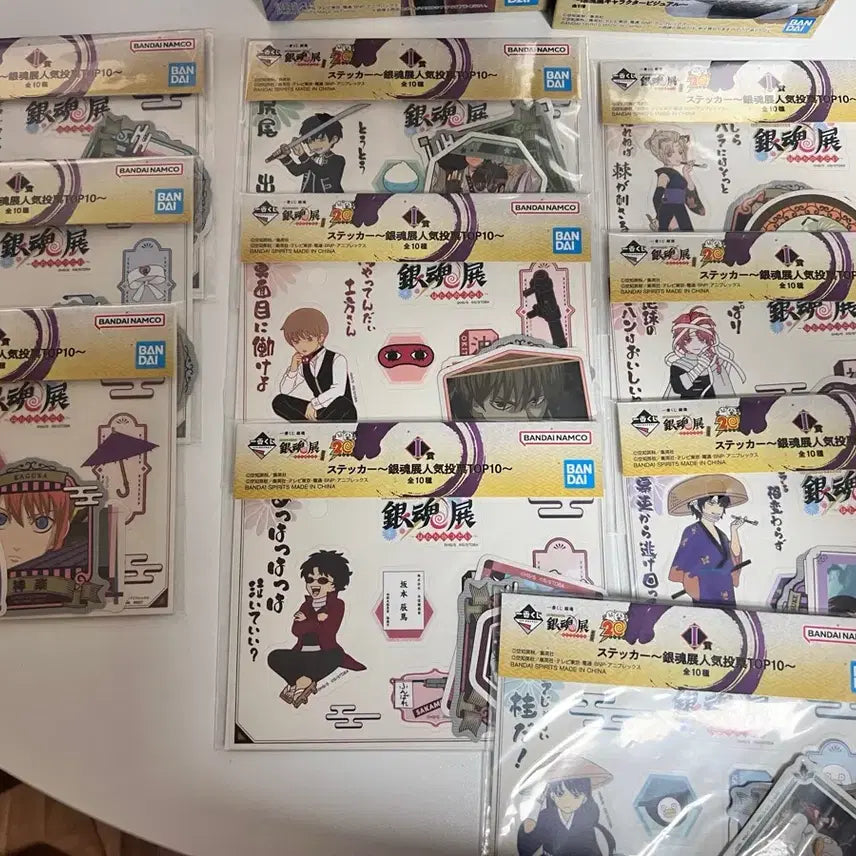 [BUNJANG] Gintama 2nd Lottery Full Sticker Set / 은혼전 쿠지 2탄 i상 스티커 풀세트